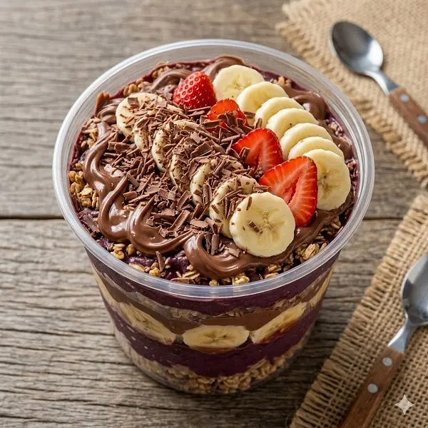 Açaí com Nutella